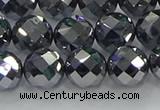 CTZ614 15.5 inches 12mm faceted round terahertz beads wholesale