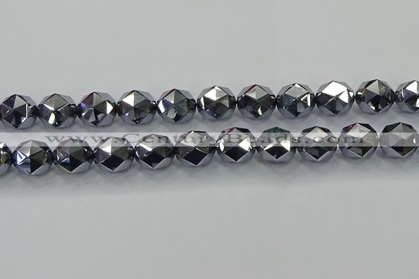 CTZ635 15.5 inches 14mm faceted nuggets terahertz beads wholesale