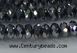 CTZ645 15.5 inches 5*8mm faceted rondelle terahertz beads wholesale