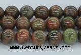 CUG03 15.5 inches 10mm round unakite gemstone beads wholesale