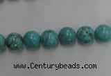 CWB556 15.5 inches 8mm round howlite turquoise beads wholesale