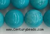 CWB854 15.5 inches 12mm round howlite turquoise beads wholesale