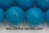 CWB861 15.5 inches 12mm round howlite turquoise beads wholesale