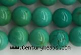 CWB870 15.5 inches 6mm round howlite turquoise beads wholesale