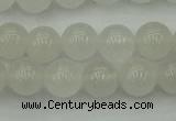 CWH52 15.5 inches 8mm round white jade beads wholesale