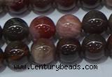 CWJ503 15.5 inches 10mm round Xinjiang wood jasper beads wholesale