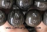 CWJ554 15.5 inches 12mm round coffee wood jasper beads wholesale