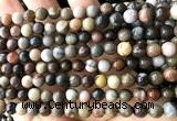 CWJ621 15 inches 6mm round wooden jasper beads wholesale