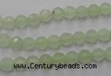 CXJ101 15.5 inches 6mm faceted round New jade beads wholesale