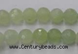 CXJ103 15.5 inches 10mm faceted round New jade beads wholesale