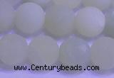 CXJ304 15.5 inches 12mm round matte New jade beads wholesale