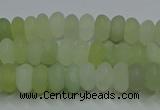 CXJ310 15.5 inches 4*6mm rondelle matte New jade beads wholesale