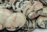 CZJ09 16 inches 18*25mm oval zebra jasper gemstone beads Wholesale