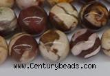 CZJ272 15.5 inches 8mm round zebra jasper beads wholesale