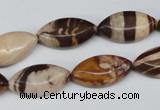 CZJ354 15.5 inches 10*20mm marquise zebra jasper beads wholesale