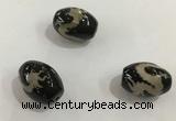 DZI355 10*14mm drum tibetan agate dzi beads wholesale