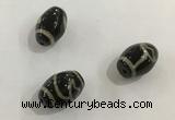 DZI357 10*14mm drum tibetan agate dzi beads wholesale