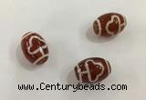 DZI391 10*14mm drum tibetan agate dzi beads wholesale