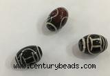 DZI415 10*14mm drum tibetan agate dzi beads wholesale