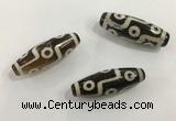 DZI475 10*30mm drum tibetan agate dzi beads wholesale