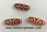 DZI516 10*28mm drum tibetan agate dzi beads wholesale