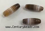 DZI531 10*28mm drum tibetan agate dzi beads wholesale