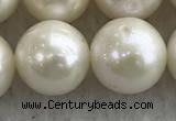 FWP117 15 inches 10mm - 11mm potato white freshwater pearl strands