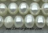 FWP27 14.5 inches 4mm - 4.5mm potato white freshwater pearl strands