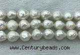 FWP361 15 inches 12mm - 13mm baroque freshwater nucleated pearl beads