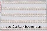 FWP450 half-drilled 3-3.5mm bread freshwater pearl beads
