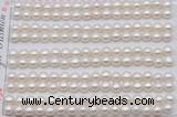 FWP454 half-drilled 5-5.5mm bread freshwater pearl beads