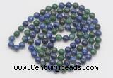 GMN526 Hand-knotted 8mm, 10mm chrysocolla 108 beads mala necklaces