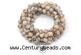 GMN7065 8mm feldspar 108 mala beads wrap bracelet necklaces