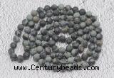 GMN912 Hand-knotted 8mm, 10mm matte kambaba jasper 108 beads mala necklaces