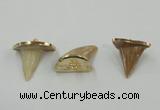 NGP2498 15*18mm - 18*20mm shark teeth pendants wholesale