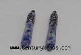 NGP5408 10*65mm sticks sodalite gemstone pendants wholesale