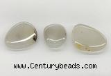 NGP5780 30*45mm - 45*55mm freeform agate slab pendants