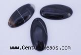 NGP884 5PCS 25*49mm oval agate gemstone pendants wholesale