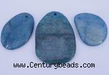 NGP938 5PCS 35-50mm*45-70mm freeform gemstone pendants wholesale