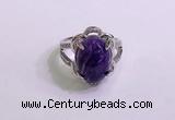 NGR3034 925 sterling silver with 10*14mm oval charoite rings