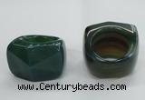 NGR44 20*30*35mm faceted freeform agate gemstone rings